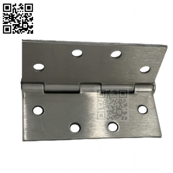 Bản lề cửa phẳng chống cháy vuông 4 inch bằng inox 304 chống cháy Bản lề cửa xoay chống cháy