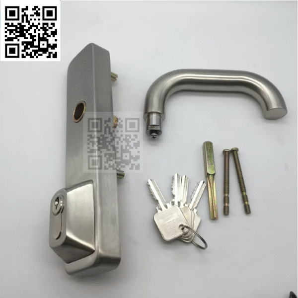 Khóa tay gạt inox 008S cho thanh thoát hiểm cửa chống cháy - Ảnh 6