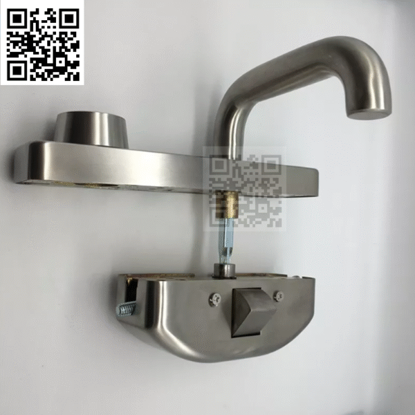 Khóa tay gạt 008A có chìa – Tay gạt inox cho thanh thoát hiểm Panic Bar chống cháy - Ảnh 7