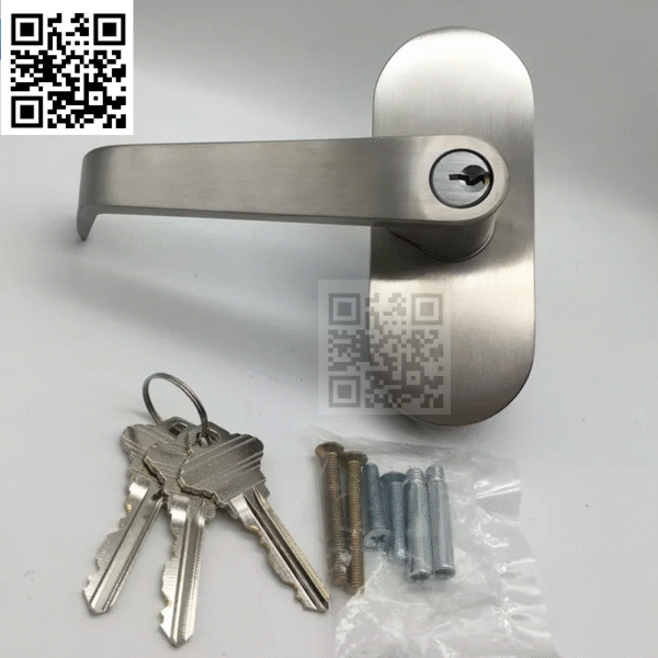 khóa tay gạt cửa kho chống cháy inox 304 – Model 018S