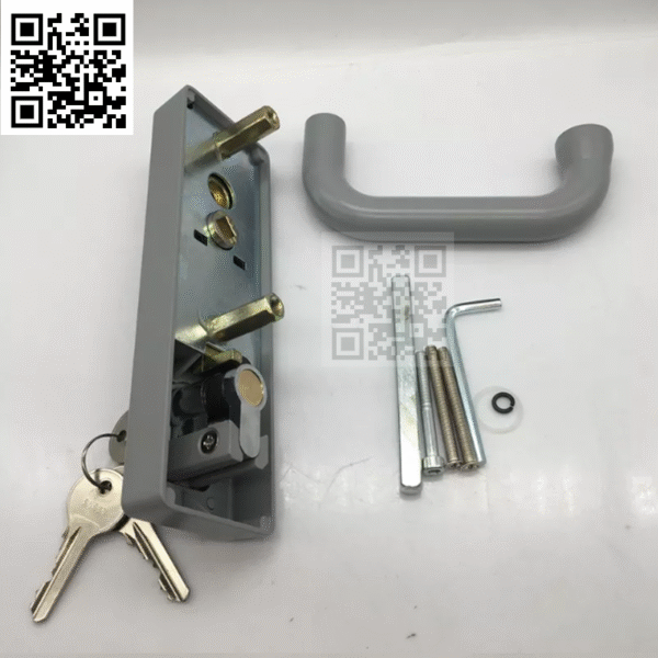 Khóa tay gạt thoát hiểm có chìa – Model 011LE kết hợp thanh đẩy panic bar - Ảnh 4
